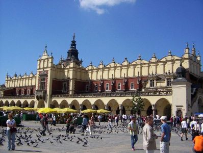 Na Sukiennicach umieszczono gałkę nazwaną kulą czasu