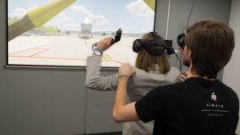 Symulator Simpro dostępny w Centrum Edukacji Lotniczej Kraków Airport, 2018-04-19, 09:10, Gry i aplikacje